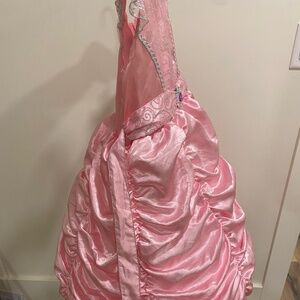Pink frilly princess dress